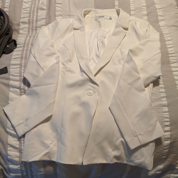 Cream JustFab Blazer - Picture 5 of 5